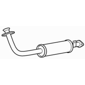 Front exhaust pipe - exhaust, &