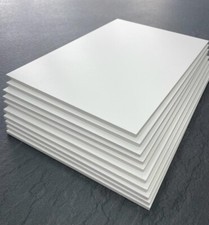 PVC Foam Sign Boards / Mounting / Display / Craft Board - Matt White Plastic