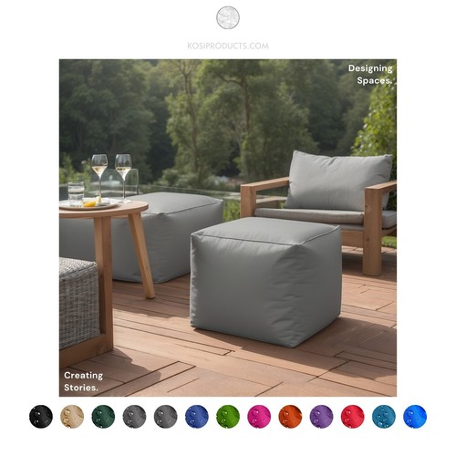 Footstool bean bag - bean,