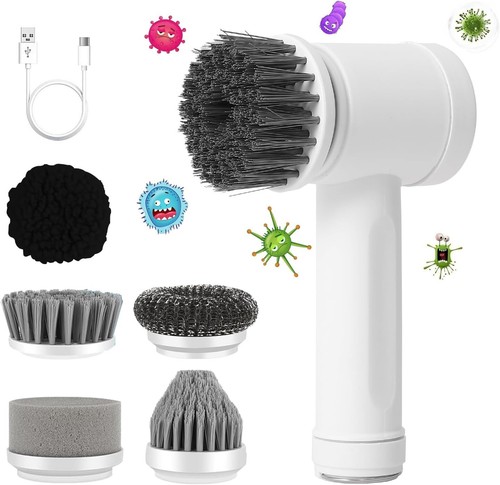 Power spin scrubber - power, cordless