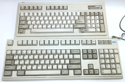 Lot vintage keyboard ibm - of, 2