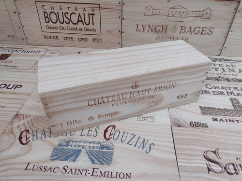 Wooden wine box crate - wooden,