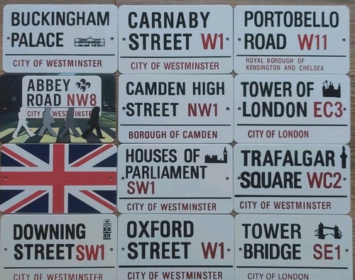 London street signs - signs, vintage
