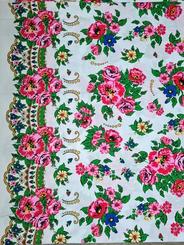 100 cotton fabric folk - cotton,