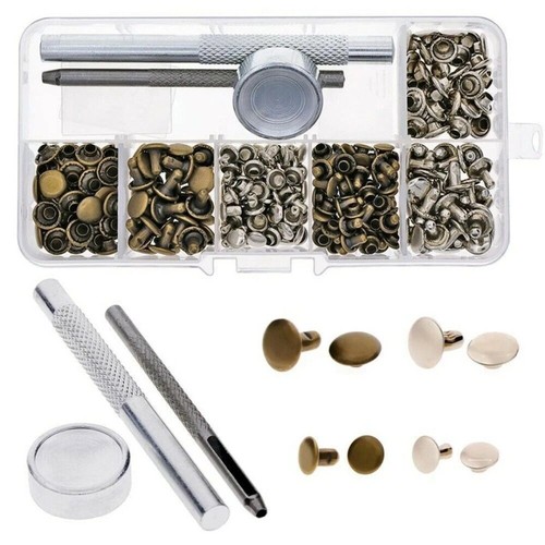 120pc set rivets - double, cap
