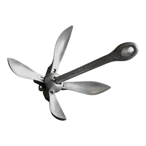 Grapnel anchor galvanised - grapnel, anchor,