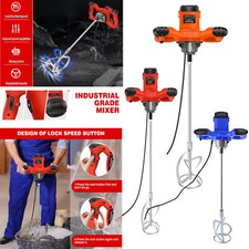 5000W Electric Plaster Paddle Mixer Drill Mortar Cement Stirrer Whisk Industry