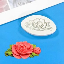 Silicone Flower Fondant Mould Cake Rose Sugar Craft Decorating Baking Icing Mold