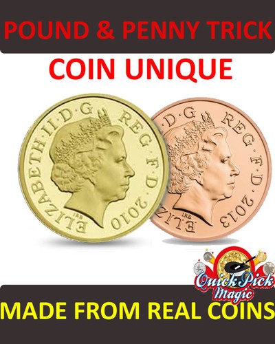 Pound and penny 1 - [, £1/1p