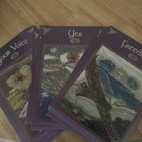 Tarot reading hands an - by, of