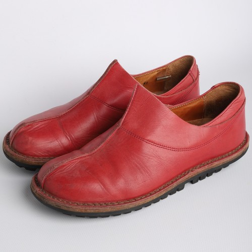 Trippen leather red shoes - trippen,