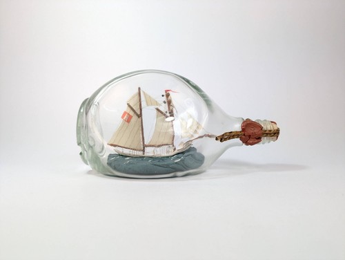 Vintage ship bottle haig - vintage,
