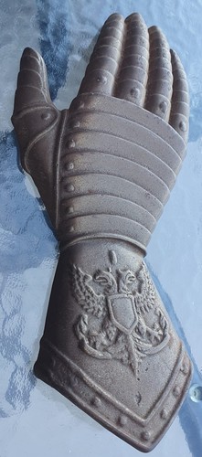 Vintage cast iron knight - vintage,