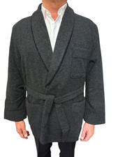 Short Men's Dressing Gown in