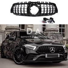 FITS FOR MERCEDES A CLASS W177 2018+ GLOSS BLACK A35 PANAMERICANA GT FRONT GRILL