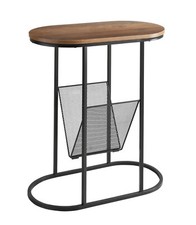 Side Table Magazine Rack Shelf