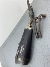 YAMAHA T-MAX TMAX 530 DX SX 2018 AKRAPOVIC EXHAUST SYSTEM LINE (SCRATCHED)