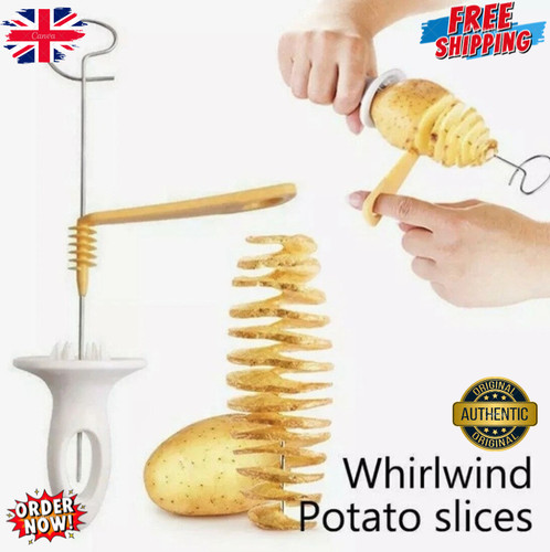 Spiral potato cutter - potato, cucumber