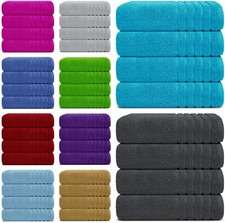 4 X Extra Large Jumbo Bath Sheets 100% Egyptian Cotton Soft Big Bathroom Towels