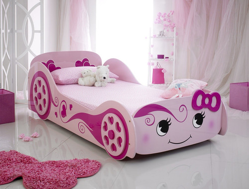 Girls princess love car bed - princess,
