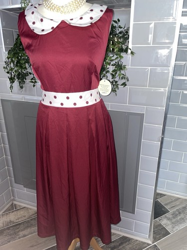 Bnwt burgundy red cream - bnwt,