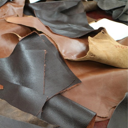 Leather off cuts italian - off,