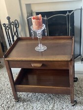 1920s Oak Drinks Trolley