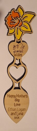 Wooden welsh love - welsh,