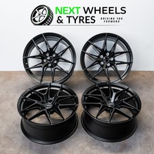 Mercedes CLK & SLK 18'' inch Alloy Wheels New X4 Black *Flow Forged* (A32)