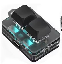 Programmable  Macro 2-Key Pad USB/Bluetooth, RGB Lit