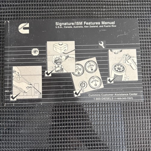 Cummins signature ism - signature/ism, features