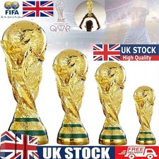 2022 Gold Large World Football Soccer Cup Memorabilia Replica Trophy Sport