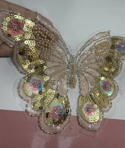 Multicoloured beaded sequin