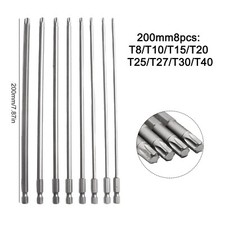 Torsion Strong Torque Driver Bit Kit in Standard Sizes from T8 to T40 Available