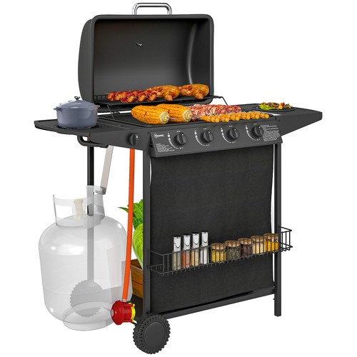 Outsunny burner gas barbecue - 5,