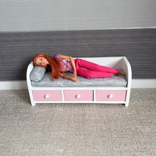 Barbie Doll Day Bed White and