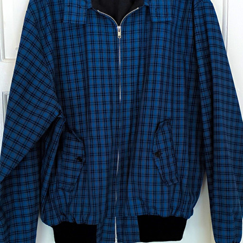 Men blue black check - men's,