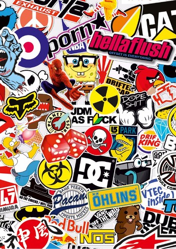 Sticker bomb sheets - , jd