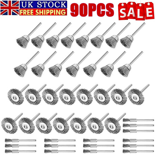 90x wire brush wheel mix - 90x,