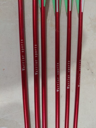 Six aluminium arrows - aluminium,