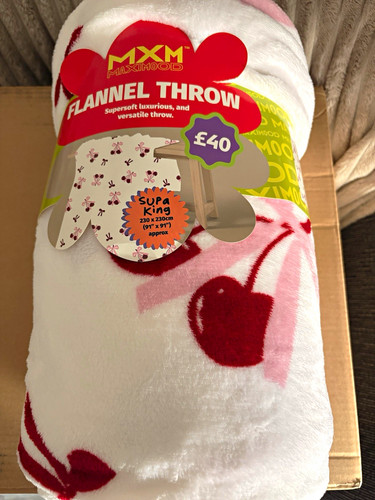 Mxm maximood flannel bed throw - maximood,