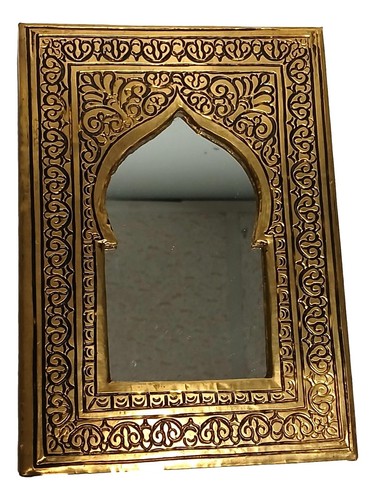 Moroccan small metal gold - small,