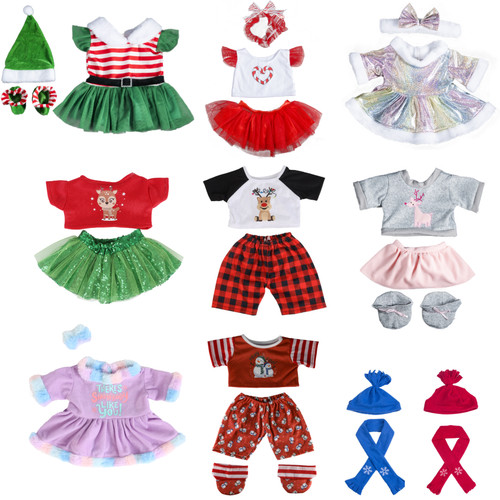 Teddy bear clothes christmas - bear,