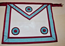 Mark Master Mason's masonic apron MMM