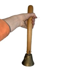 Vintage Brass Hand Bell with