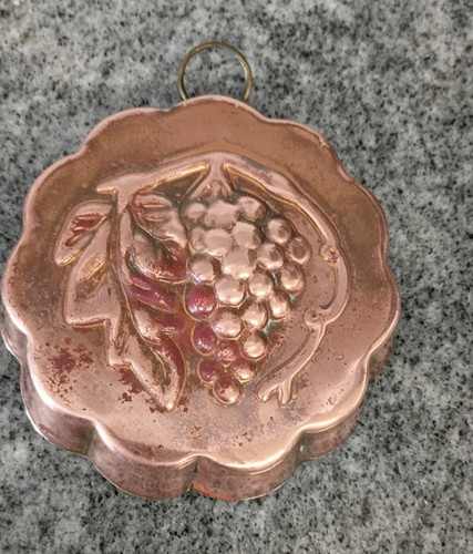 Vintage copper jelly - jelly, mold