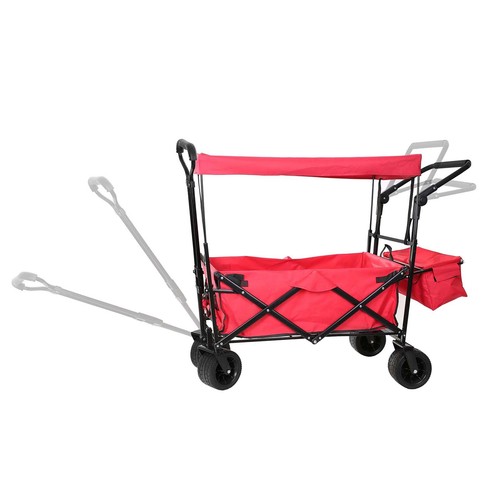 Folding wagon pull along cart - folding,
