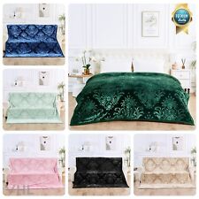 Heavy Blanket Soft Embossed Damask Pattern 4 KG Warm Thick Weighted Blanket King