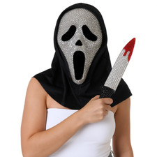 Diamond Screaming Ghost Mask