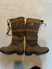 Dublin Unisex River Leather Equestrian Riding Boot: Durable & Waterproof - Brown